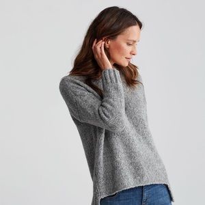 Eileen Fisher Gray Alpaca Sweater